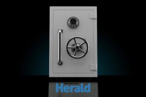 Stock image of safe