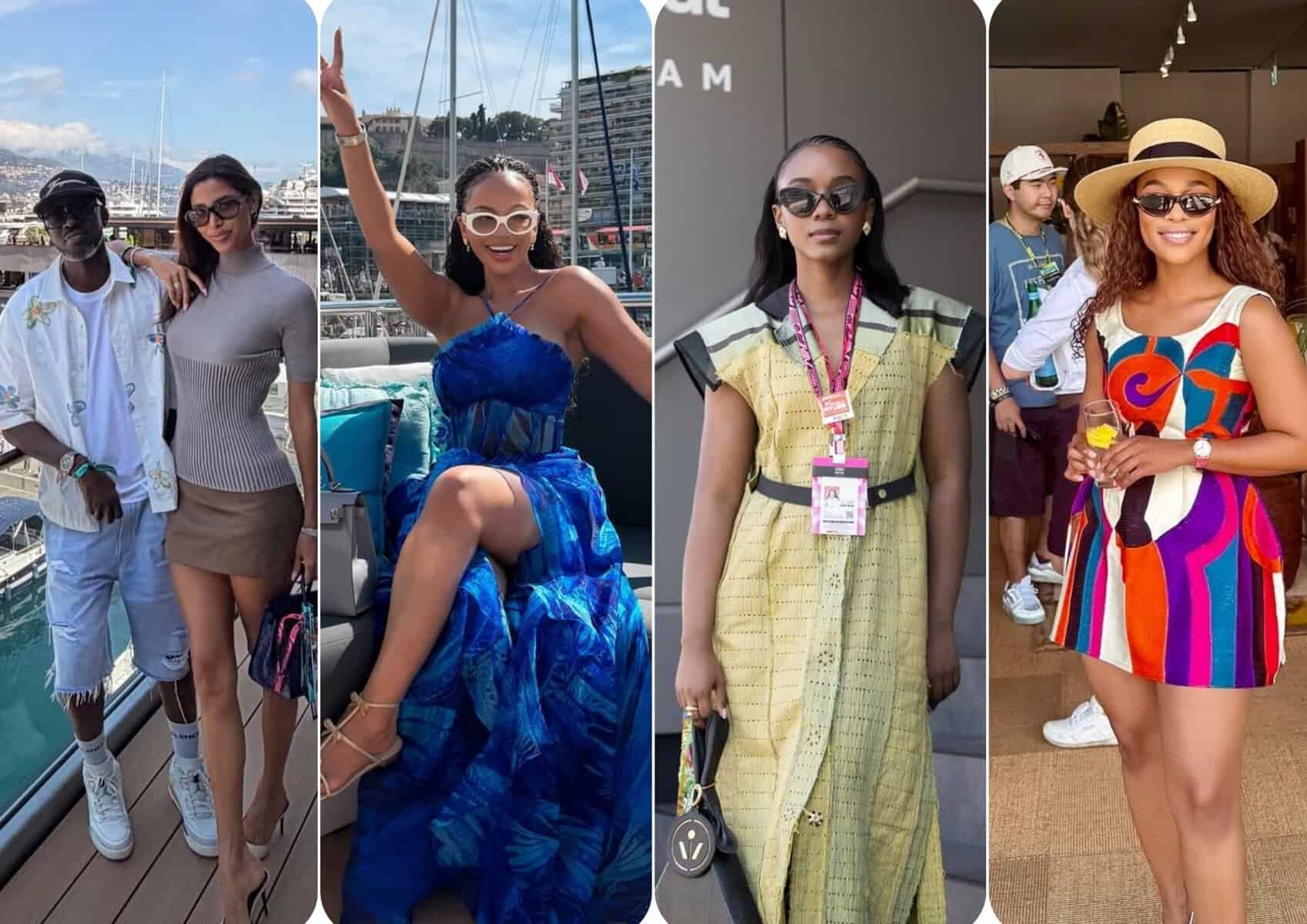 SA in Monaco: Mihlali Ndamase, Ama Qamata, Nomzamo