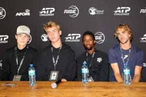 SA tennis players at the Irene Open