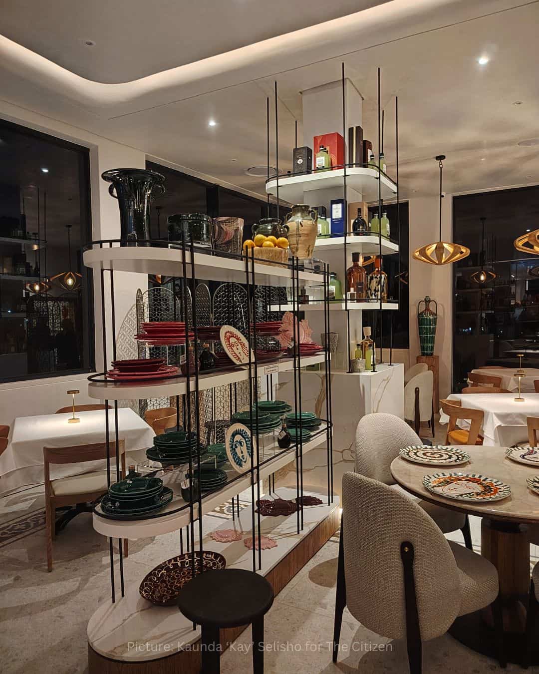 Tortellino d'Oro in Sandton Gate interiors (Photo: Kaunda Selisho, The Citizen)