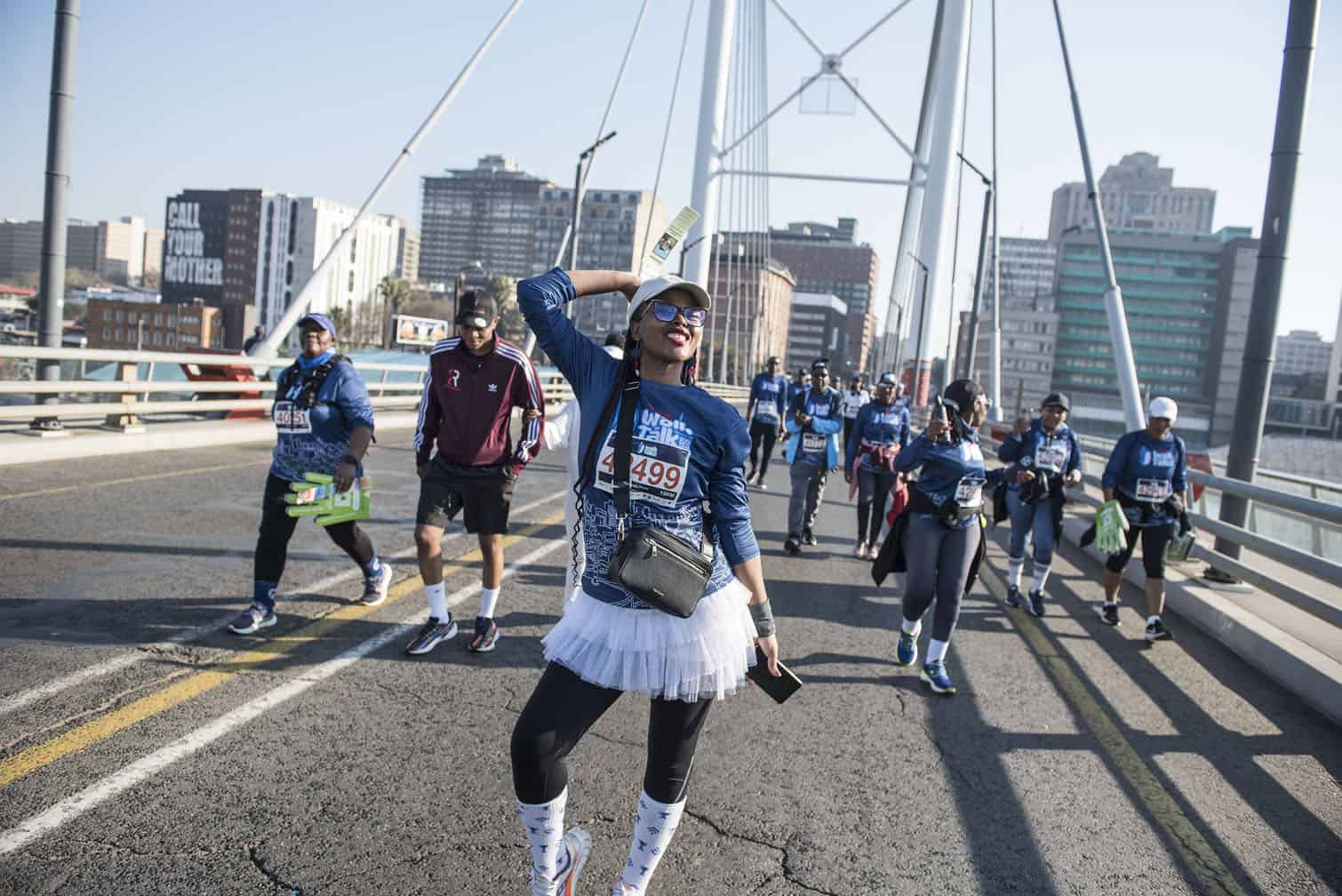 Thousands of walkers take part in the 702 Jozi My Jozi Walk The Talk