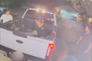 South African fan bakkie truck UFC fight