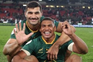 Damian Willemse and Damian de Allende