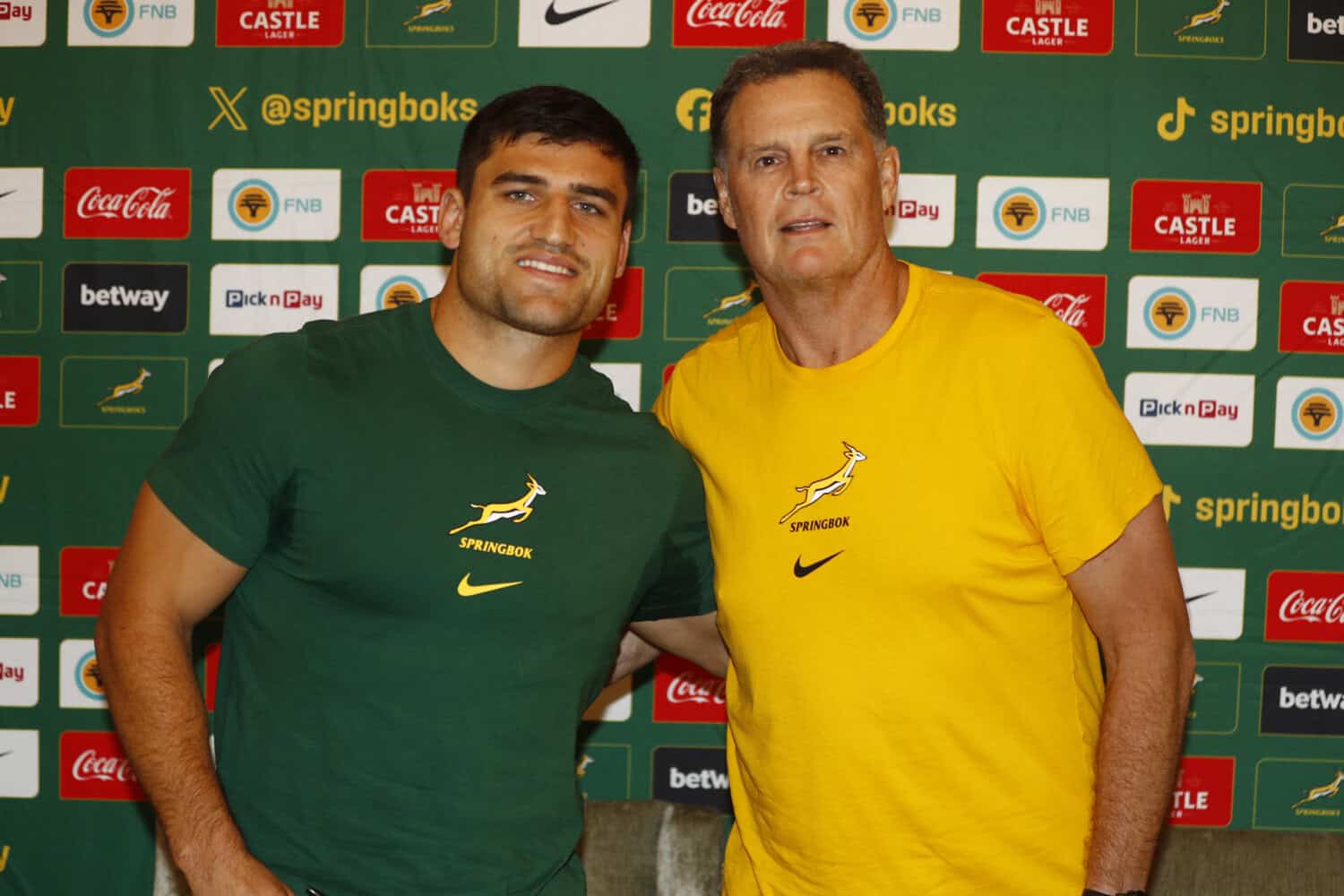 Paul de Villiers and Rassie Erasmus