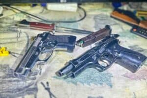 Suspect hides in wardrobe after officers recover firearms used in robbery, RUSA