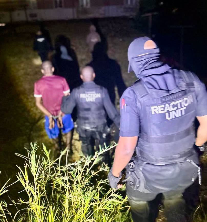 Suspect hides in wardrobe after officers recover firearms used in robbery