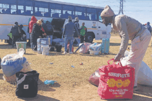 'We leave with only the clothes on our backs'