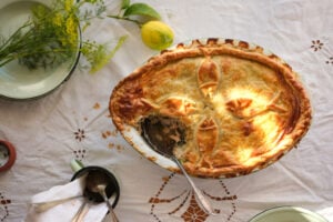 Winter fisherman’s pie