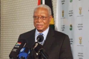 Professor Taole Mokoena at a media briefing regarding KZN medical professionals' deaths