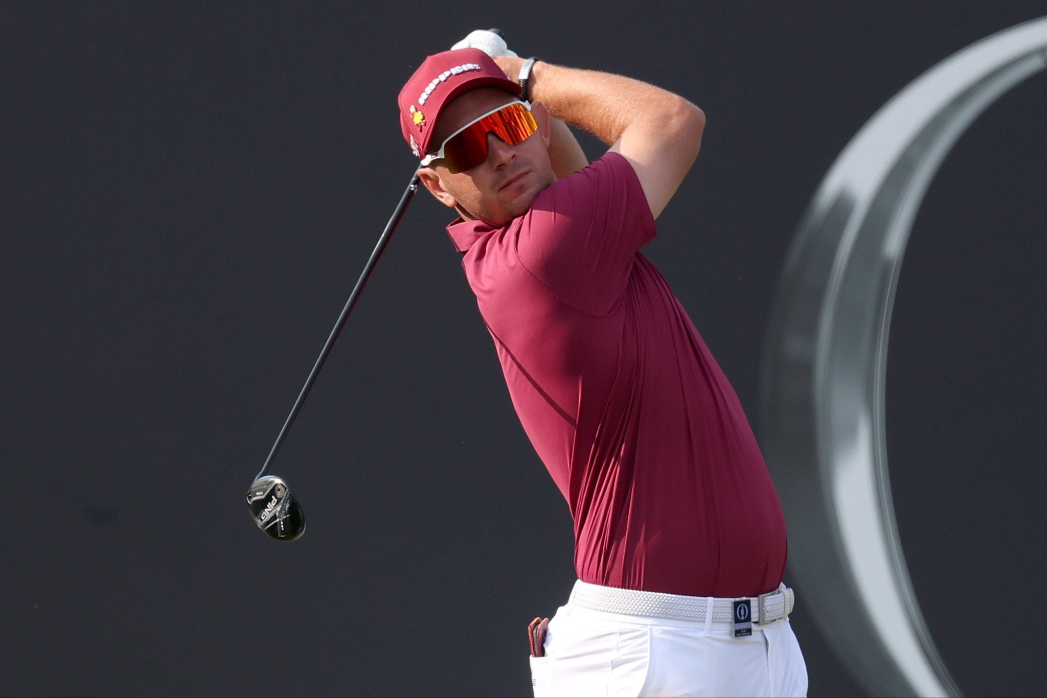 Leader Herbert, Burns equal record 62 at British Open, DeChambeau docked two shots