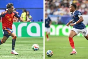 Lamine Yamal - Kylian Mbappe - Spain - France