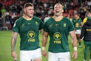 Cameron Hanekom playing for the Springbok