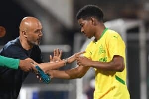 Miguel Cardoso - Jayden Adams - Mamelodi Sundowns