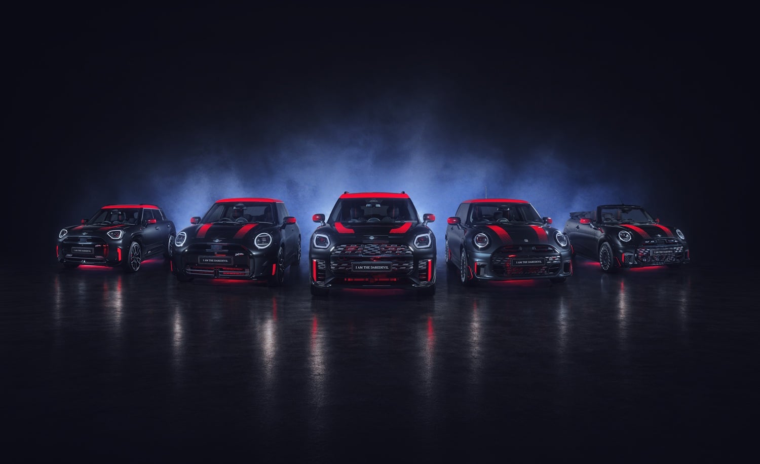 Mini Cooper, Aceman and Countryman JCW receive Daredevil touch