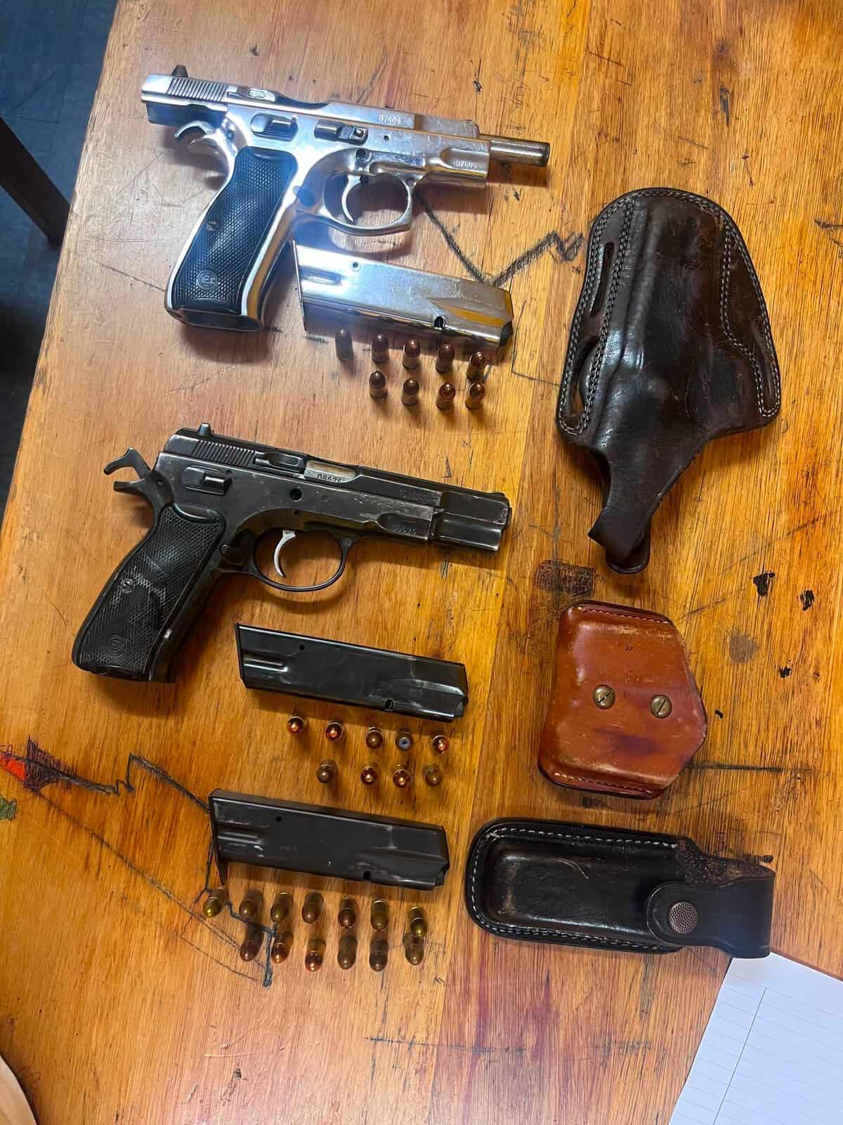 SUSPECT ARRESTED AND NINE FIREARMS RECOVERED