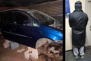 Parolee arrested stolen car business robbery