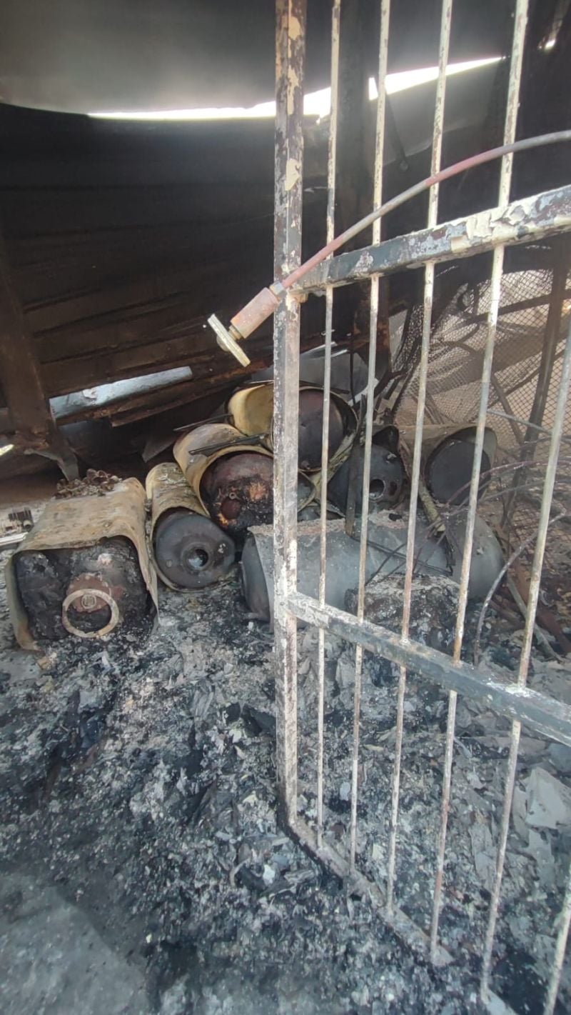Maintenance operations in the Kruger Park may be affected after equipment was damaged by the fire. Picture: Supplied/SANParks