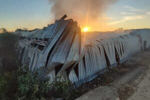 Skukuza warehouse fire Kruger national Park