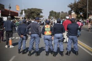 Thin blue line praised after orderly response nationwide