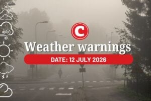 Saws weather forecast 12 July