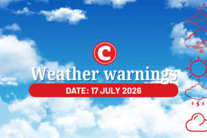 Weather forecast for 17 July 2026