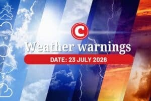 Weather forecast 23 July 2026