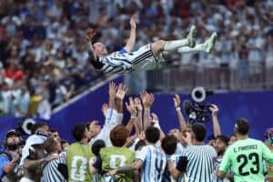 Argentina's forward #10 Lionel Messi