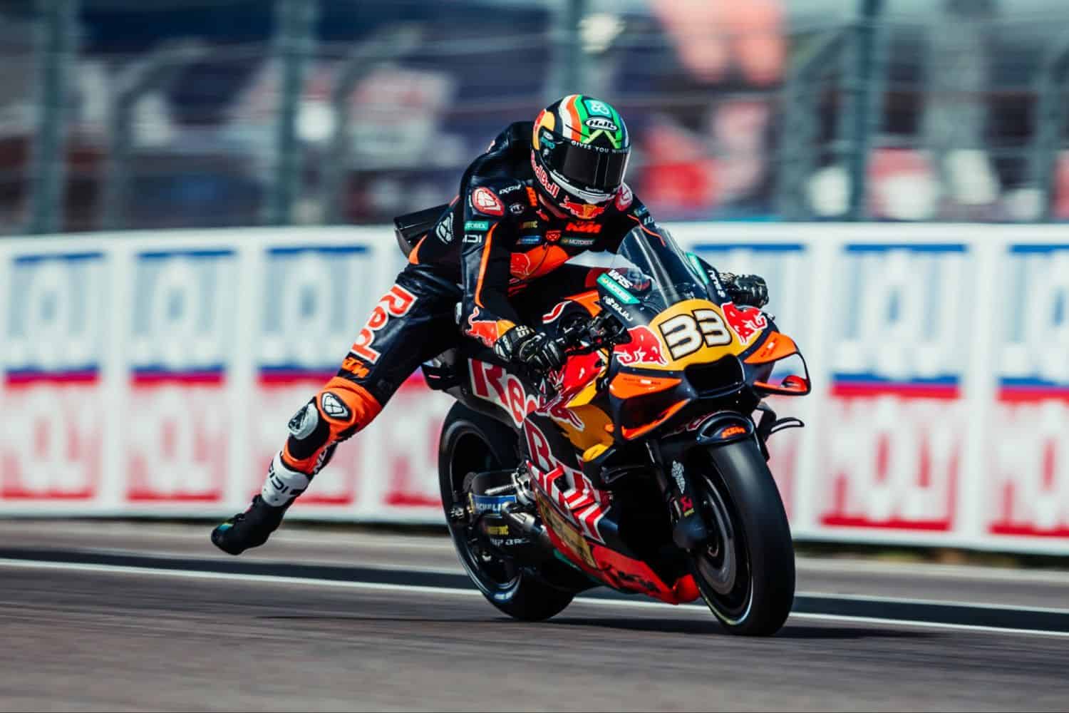 Brad Binder surprised to finish in the top 10 at German MotoGP