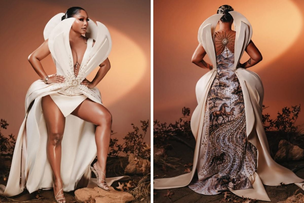 Boity's Durban July look. Pictures: Instagram