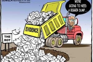 A truckload of Madlanga Commission evidence and court cases.