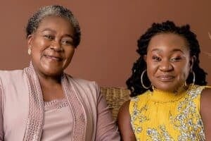 Connie Chiume with her daughter, Nothando Mabuza