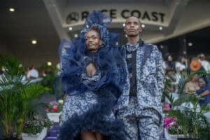 Models present creations by local designers