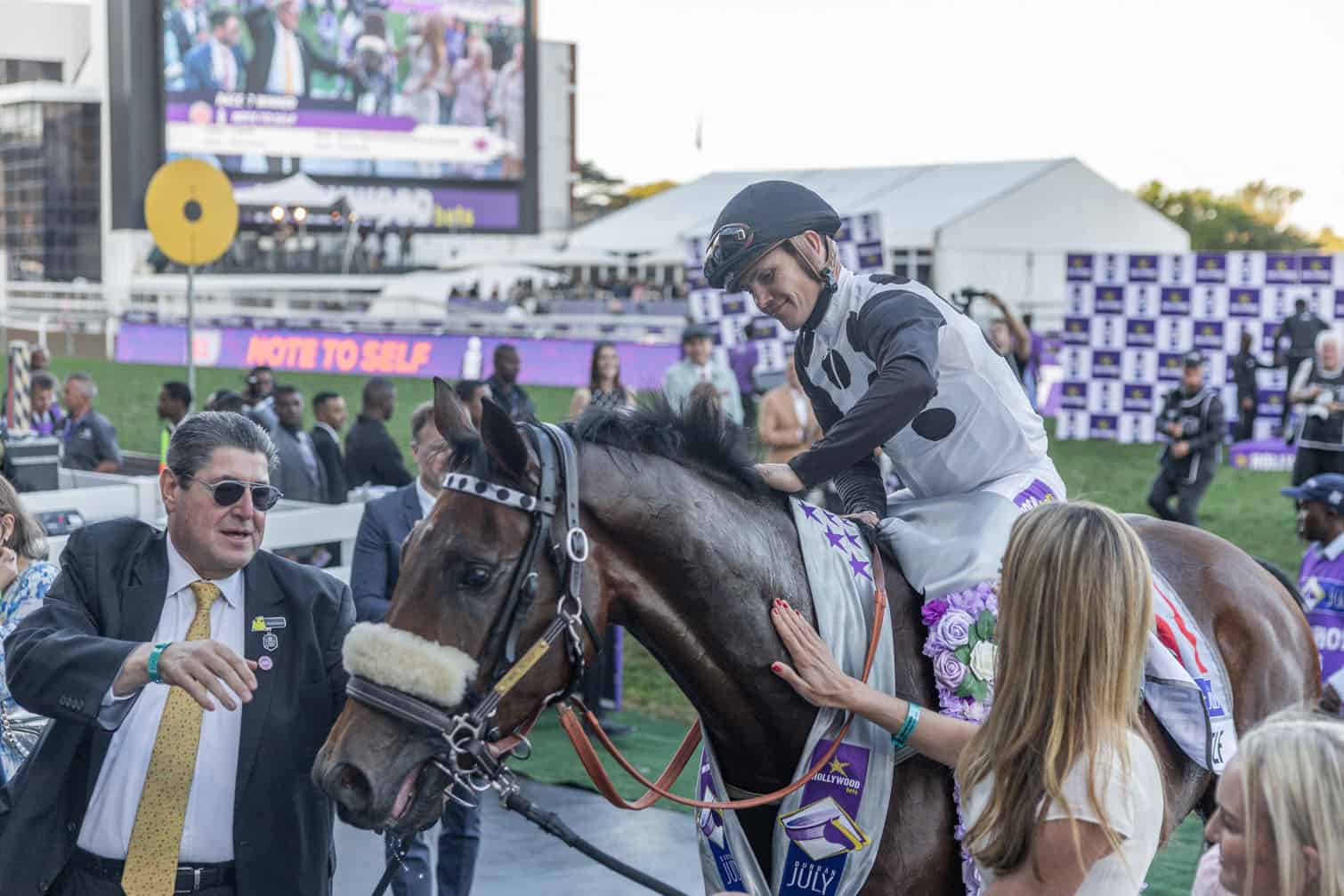 Jockey Richard Fourie rides 