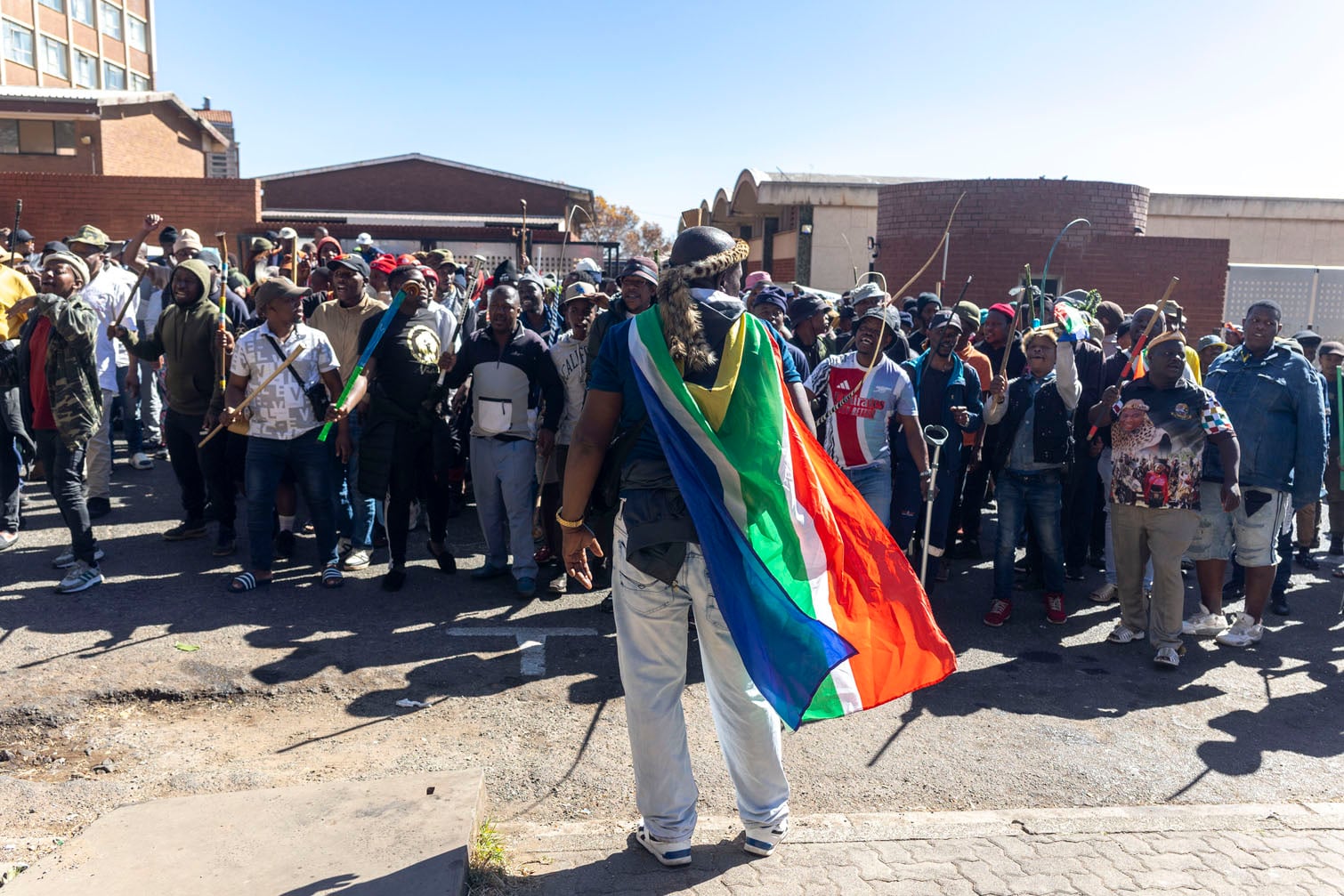 Various Civil Society Groups Protest Against Illegal Immigration In Hillbrow