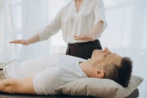 Reiki creates space to pause.