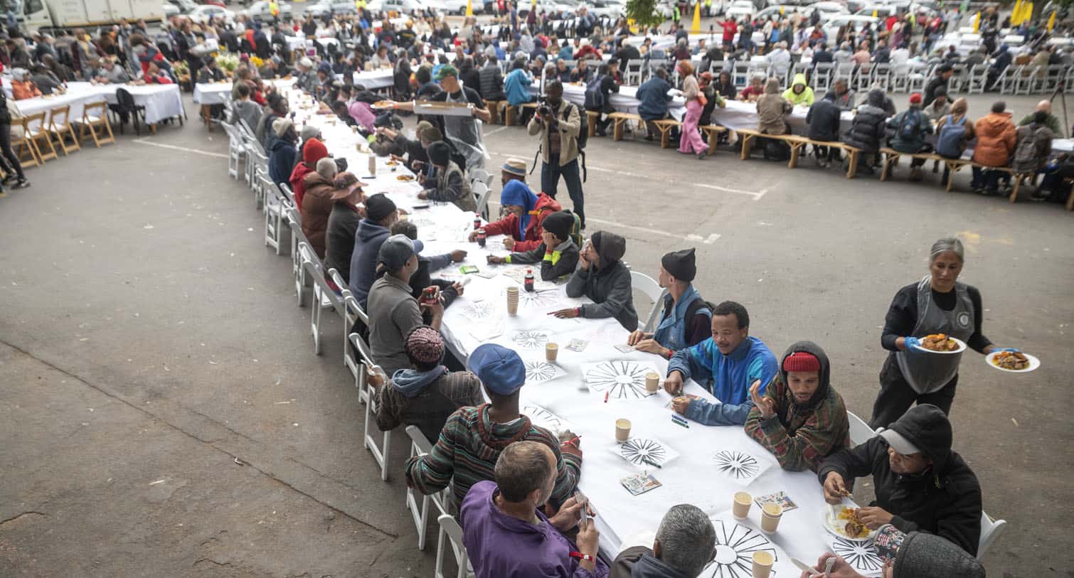 Cape Town's Bree Street Host Mandela Day Langtafel