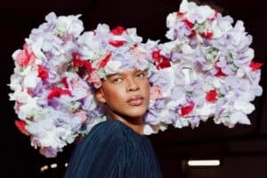 Phupho Gumede takes his Durban July buzz to Couture Week, rubs shoulders with TikTok's "Queen of RichTok" Becca Bloom