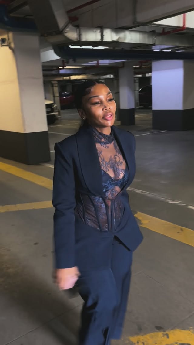 Tebogo Thobejane watches on as Cat Matlala pleads not guilty - And her court outfit becomes a talking point