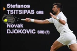 Novak Djokovic at Wimbledon