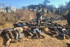 More than 150 zama-zamas were arrested during the operation.
