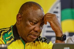 ANC president Cyril Ramaphosa.