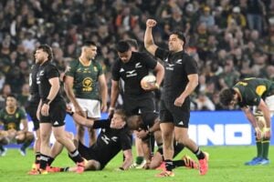 All Blacks celebrate