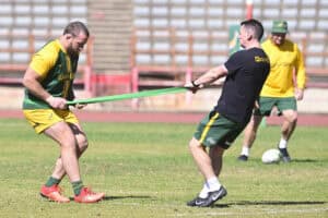 Springboks training session
