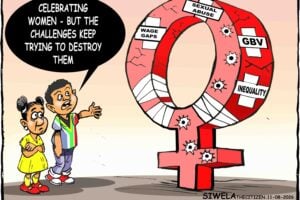 Cartoon of the day: Woman's Day but problems persist