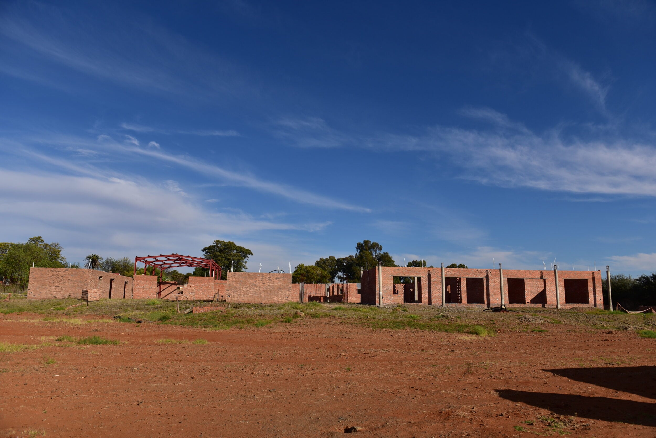 Abandoned contruction site of mortuary