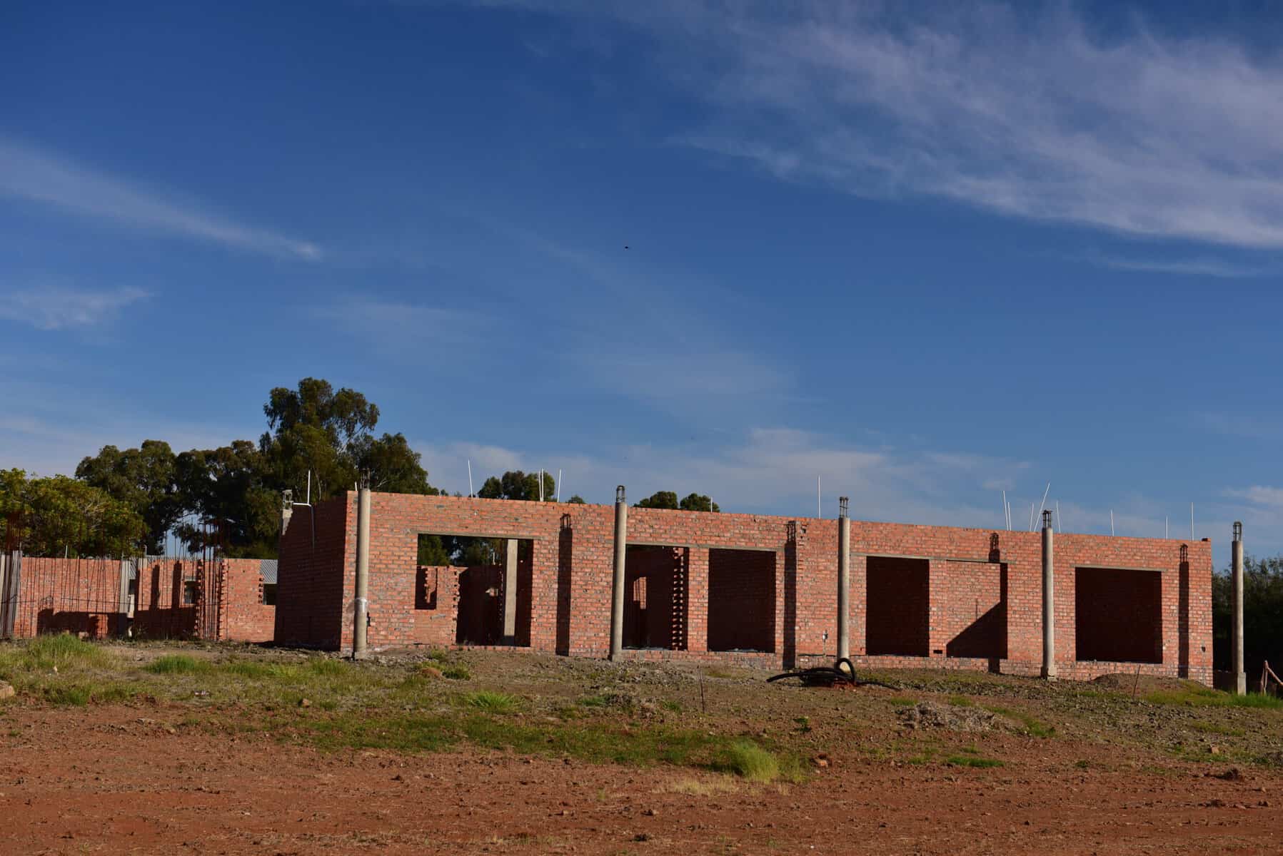 Abandoned contruction site of mortuary
