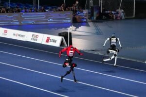 Humanoid Games robot Usain Bolt record