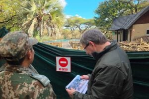Minister Maynier at the Kruger park visit