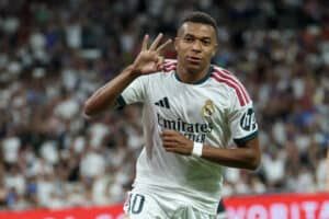 Mbappe hits treble as Real Madrid thrash Real Sociedad