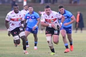 Lions and Bulls rugby players
